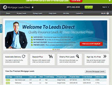 Tablet Screenshot of mortgageleadsdirect.com